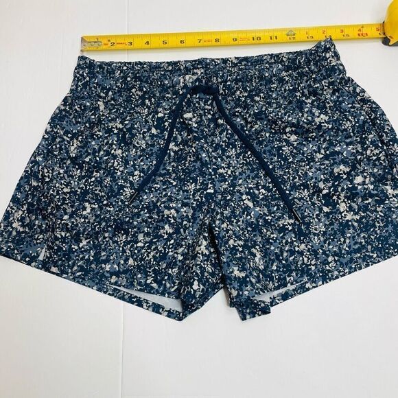 Athleta Printed Baha Short Woodblock Texture Navy Size 6 - Picture 5 of 10